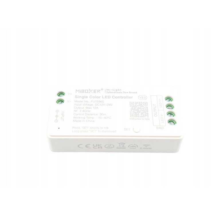 MiBoxer FUT036S Sterownik LED monostrefowy 2,4GHz Milight