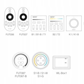 MiBoxer FUT035Z+ Sterownik LED 2w1 MONO/CCT Zigbee 3.0 12A, TUYA,