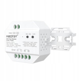 MiBoxer TRI-C1 Ściemniacz Dimmer AC 100-240V 2.4GHz RF Push 0-100% 150/300W