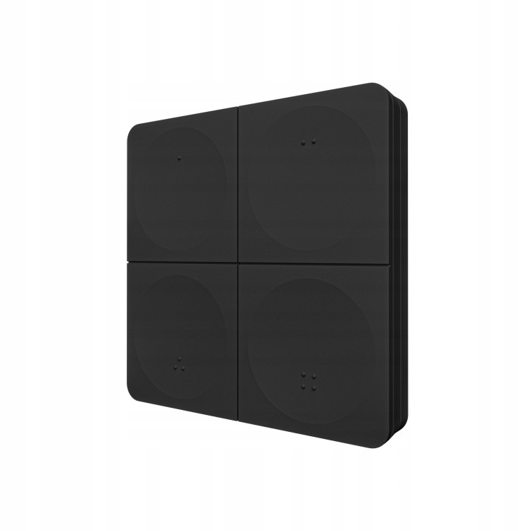 MiBoxer K4-B Panel przycisków 2.4GHz 4-strefowy jasność Czarny milight