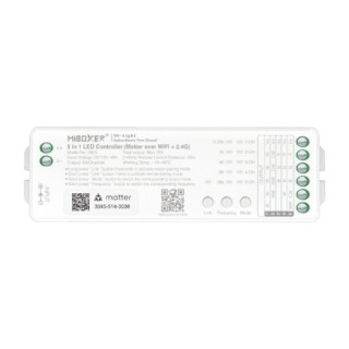 MiBoxer ML5 Kontroler LED 5w1 Matter Over WiFi + 2.4GHz RF RGB+CCT, Tuya