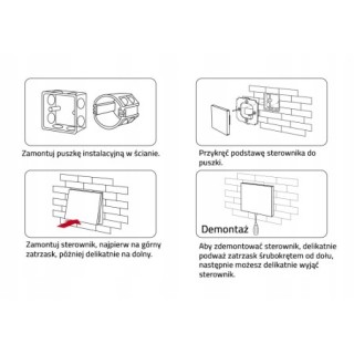 MiBoxer P3 Panel dotykowy LED 3 w 1 (RGB/RGBW/RGB+CCT) 2.4GHz milight
