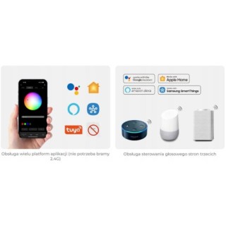 MiBoxer SM2 2w1 Sterownik taśm LED Matter over WiFi 2.4GHz Mono CCT