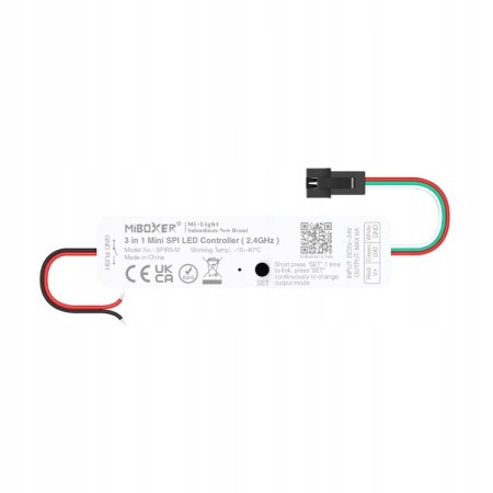 MiBoxer SPIR3-M 3w1 Mini Kontroler sterownik cyfrowy SPI LED 2.4GHz