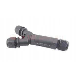 DAMIK KON25Y 3PIN IP68 Wodoodporne złącze hermetyczne bezśrubowe 450V