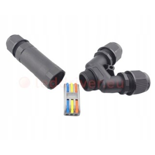 DAMIK KON25Y 3PIN IP68 Wodoodporne złącze hermetyczne bezśrubowe 450V