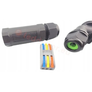 DAMIK KON25Y 3PIN IP68 Wodoodporne złącze hermetyczne bezśrubowe 450V