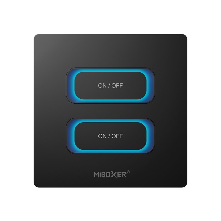 MiBoxer ESR2-B Przełącznik 2-GANG 2 strefy ściemniacz 2.4G 230V