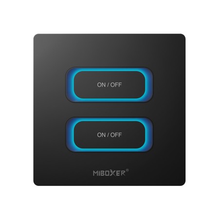 MiBoxer ESR2-B Przełącznik 2-GANG 2 strefy ściemniacz 2.4G 230V