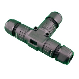 Damik KON20T 3PIN IP68 450V bezśrubowe wodoodporne złącze elektryczne mufa