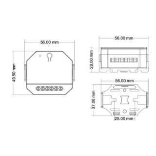 SkyDance DT-C (DT4) Triac DALI 100-240VAC Dimmer ściemniacz 150–360W DALI-2
