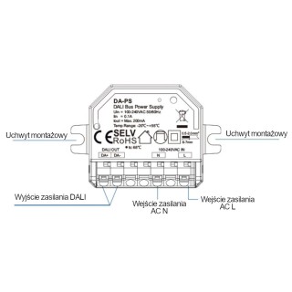 SkyDance DA-PS Zasilacz magistrali DALI 2 Bus 100–240VAC / 200mA
