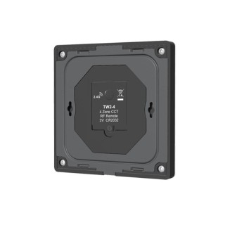 SkyDance TW2-4 B dotykowy panel ścienny CCT RF 2.4GHz, 4 strefy Czarny