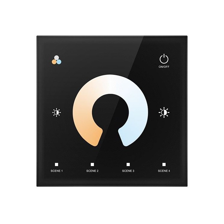 SkyDance T2-B Dotykowy panel ścienny CCT 2CH 12–48V DC (2×5A)