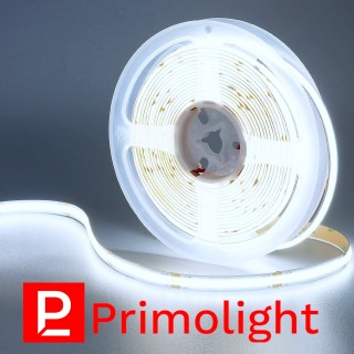 Primolight Taśma LED COB 24V 6000K 10W/m 320led/m 1000-1100lm/m S8 IP20 5m