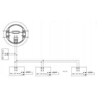 Czujnik ruchu mikrofalowy Merrytek MSA055 DALI 2.0