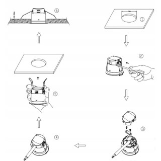 Czujnik ruchu mikrofalowy Merrytek MSA055 DALI 2.0