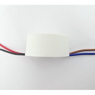 Zasilacz do taśm LED DAMIK 12V 24W dopuszkowy 2A okrągły IP67 Round 12-24