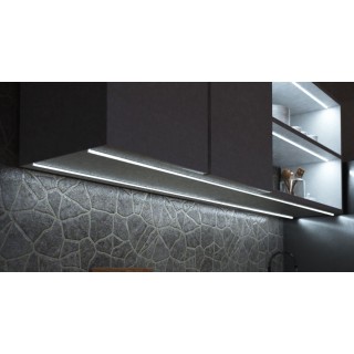 PrimoLight Profil aluminiowy anodowany slim 16x6mm srebrny klosz mleczny 2m