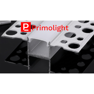 PrimoLight Flush-mounted aluminum profile silver - leddriver.eu