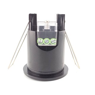 DAMIK IBIS 117360B Czujnik ruchu PIR podtynkowy 360° 800W CZARNY