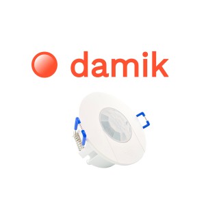 DAMIK HAWK 119360W Czujnik ruchu PIR podtynkowy 360° 800W BIAŁY
