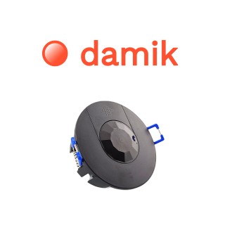 DAMIK HAWK 119360B Czujnik ruchu PIR podtynkowy 360° 800W CZARNY