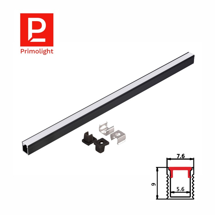 PrimoLight Profil aluminiowy LED wysoki czarny - leddriver.eu