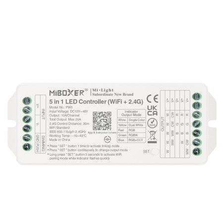 MiBoxer PW5 LED Controller - leddriver.eu
