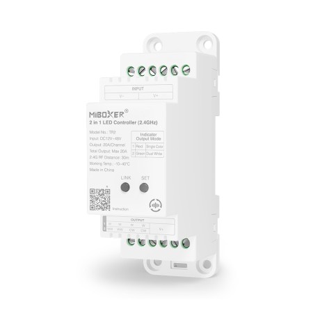 Sterownik LED MiBoxer TR2 na szynę DIN- leddriver.eu