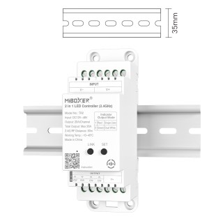 MiBoxer TR2 LED driver for DIN rail - leddriver.eu