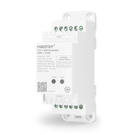 MiBoxer TW2 DIN Rail LED Controller - leddriver.eu