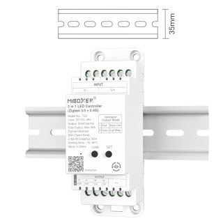 Sterownik LED MiBoxer TZ2 na szynę DIN- leddriver.eu