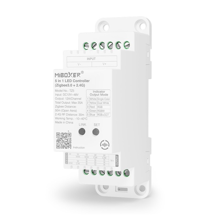 MiBoxer TZ5 DIN Rail LED Controller - leddriver.eu