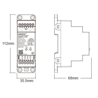 Sterownik LED MiBoxer TZ5 na szynę DIN- leddriver.eu