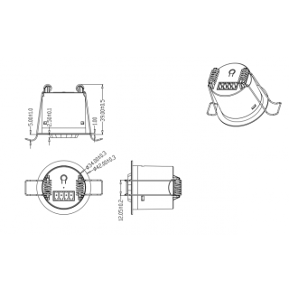 Merrytek MSA070 IR PIR Motion Sensor DALI-2 - leddriver.eu