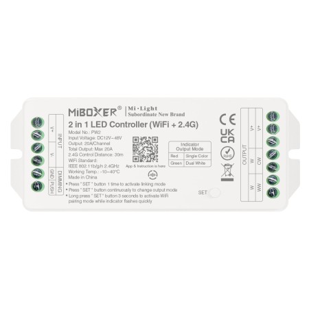MiBoxer PW2 LED Strip Controller - leddriver.eu