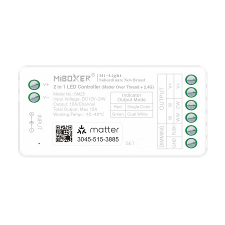 MiBoxer SMZ2 Matter over Thread LED controller - leddriver.eu