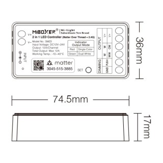MiBoxer SMZ2 Matter over Thread LED controller - leddriver.eu