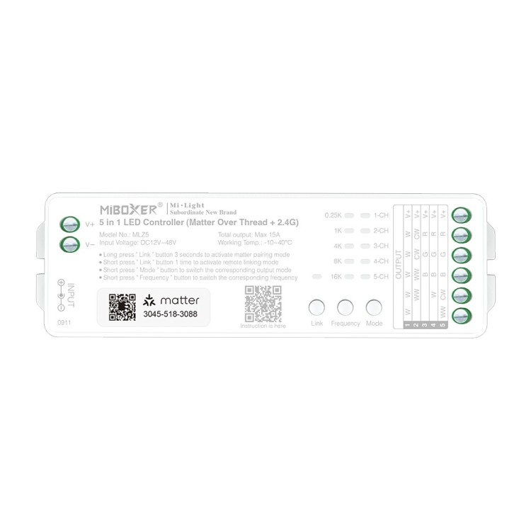 MiBoxer MLZ5 Sterownik LED Matter over Thread - leddriver.eu
