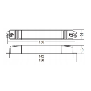 Electronic ballast TCI BCC 108/2 SL