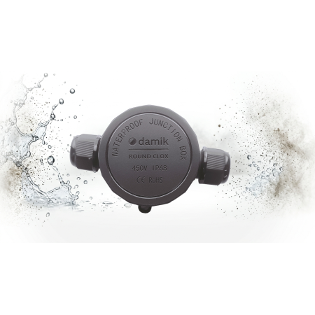 DAMIK ROUND CLOX 02T – IP68 450V Puszka Łączeniowa Hermetyczna Przelotowa