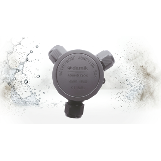 DAMIK ROUND CLOX 03T – IP68 450V Puszka Łączeniowa Hermetyczna Trójdrożna
