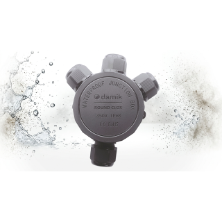 DAMIK ROUND CLOX 04A IP68 450V Puszka Łączeniowa Hermetyczna Czterodrożna