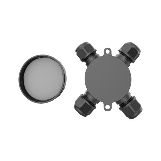 DAMIK ROUND CLOX 04TB IP68 450V Puszka Łączeniowa Hermetyczna Czterodrożna X