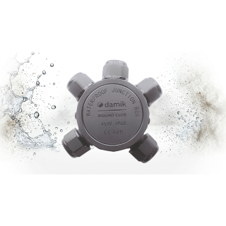 DAMIK ROUND CLOX 05T – IP68 450V Puszka Łączeniowa Hermetyczna Pięciodrożna