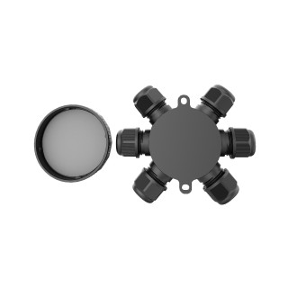 DAMIK ROUND CLOX 06T - IP68 450V Puszka Łączeniowa Hermetyczna Sześciodrożna