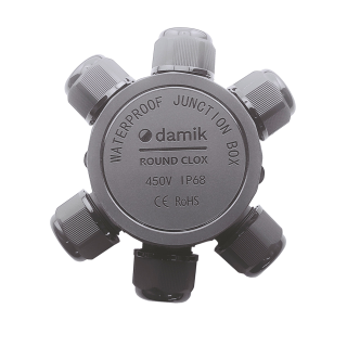 DAMIK ROUND CLOX 06T - IP68 450V Puszka Łączeniowa Hermetyczna Sześciodrożna